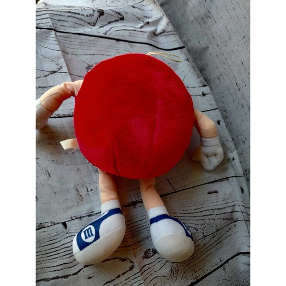 Vintage 1987 M&M's Mars Inc Fun Friend Red M&M Plush Stuffed 12” Toy no tags - Picture 4 of 7